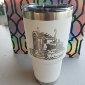 30oz custom engraved 30oz white yeti